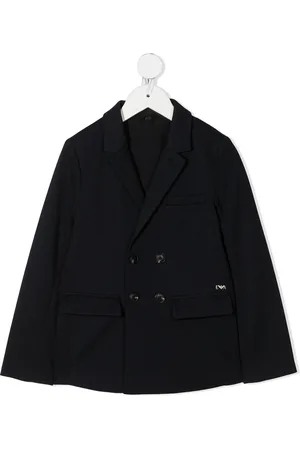 Emporio Armani Blazer met geborduurd logo