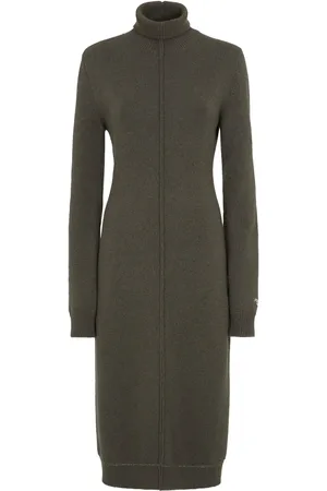 Fendi Jurk met col en lange mouwen