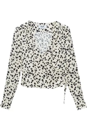 Msgm Blouse met stippen en V