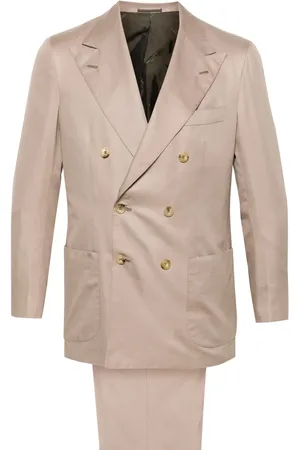 Kiton Anzug pak met dubbele rij knopen