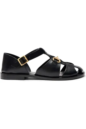 Scarosso Helene leren sandalen