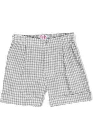 Il gufo Shorts met gingham ruit