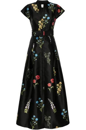 Sachin & Babi Marta avondjurk met bloemenprint