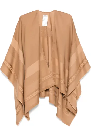 Fendi Poncho met jacquard