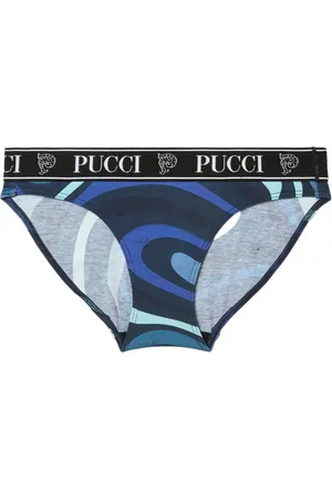Puccini Drie katoenen slips met logoprint