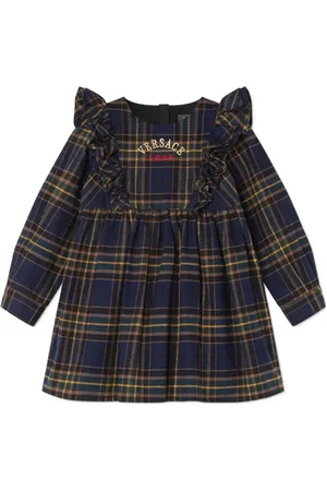 VERSACE Jurk met tartan ruit