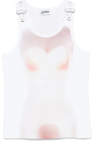 Jean Paul Gaultier Le Classique tanktop met print