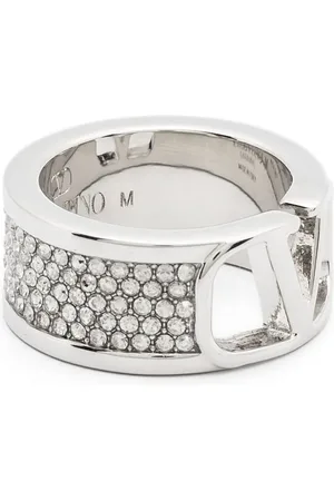 VALENTINO GARAVANI VLogo Signature messing ring