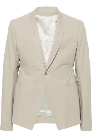 Rick Owens Blazer met enkele rij knopen