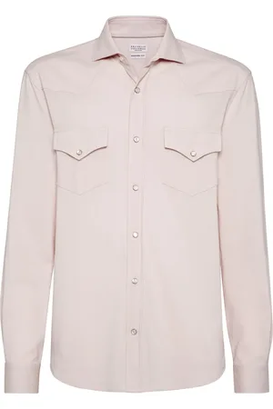 Brunello Cucinelli Katoenen piqué poloshirt