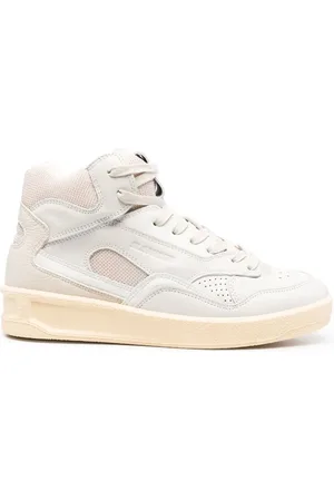Jil Sander Basket leren sneakers