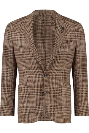 LARDINI Blazer met broche