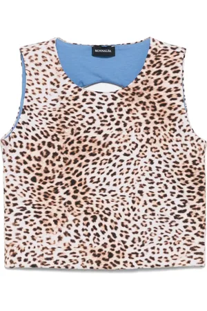 MONNALISA Top met luipaardprint
