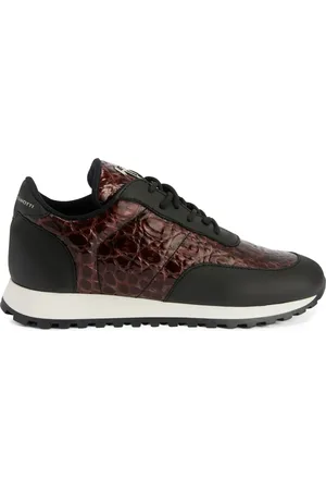 Giuseppe Zanotti Jimi sneakers met krokodillen