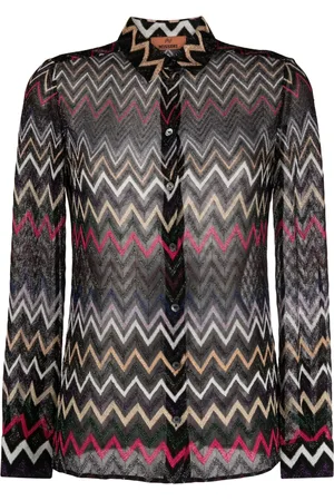 Missoni Blouse met zigzag patroon