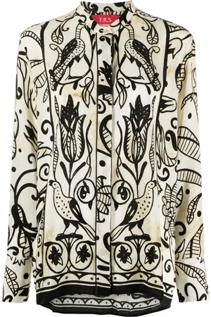 F.R.S For Restless Sleepers Pyjamashirt met bloemenprint
