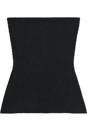Apparis Ribgebreide bandeau top