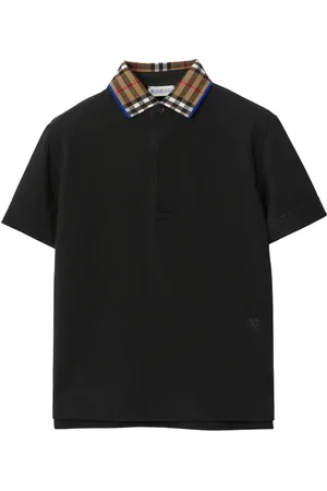 Burberry Poloshirt met contrasterende kraag
