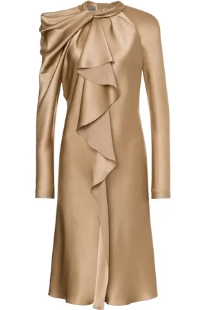 Alberta Ferretti Gedrapeerde midi