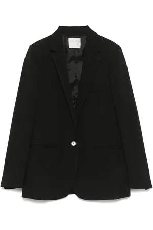 FORTE FORTE Blazer met enkele rij knopen
