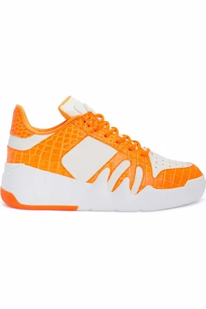 Giuseppe Zanotti Talon sneakers met krokodillenleer