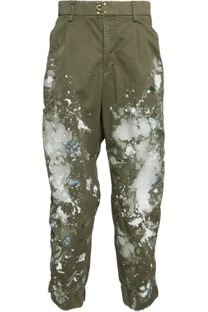 Kolor Katoenen broek met grafische print