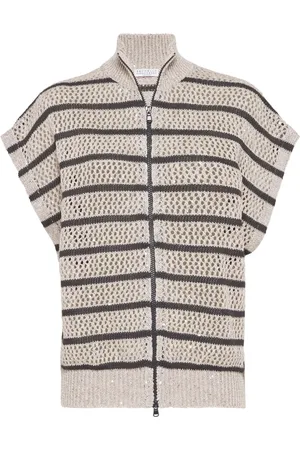 Brunello Cucinelli Gestreept vest