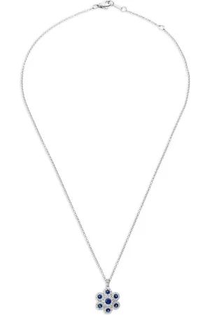 Leo Pizzo 18kt witgouden Augusta halsketting