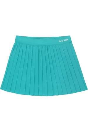 Sporty & Rich Plooirok met logoprint