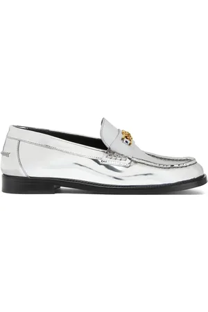 VERSACE Medusa metallic loafers