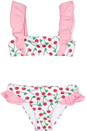 MC2 SAINT BARTH Bikini met kersenprint