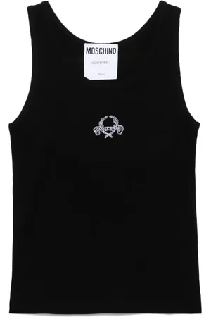 Moschino Top met geborduurd logo