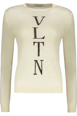 VALENTINO GARAVANI Intarsia gebreide trui met logo