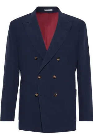 Brunello Cucinelli Blazer met dubbele rij knopen