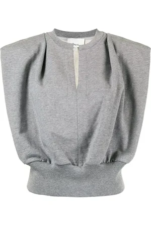 3.1 Phillip Lim French Terry mouwloze top