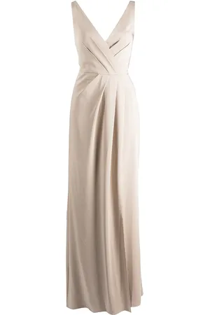 Marchesa Notte Avondjurk met waterval