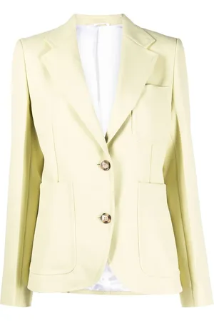 Victoria Beckham Blazer met enkele rij knopen