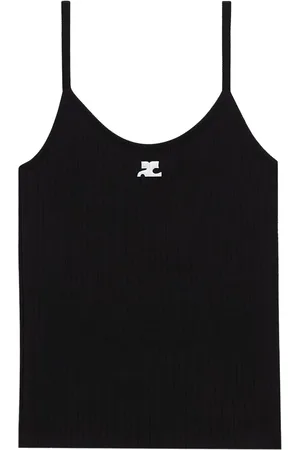 Courrèges Geribbelde tanktop