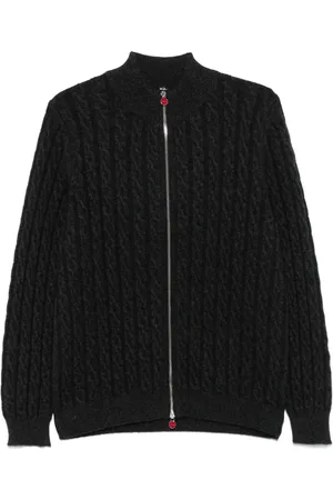 Kiton Kabelgebreid vest
