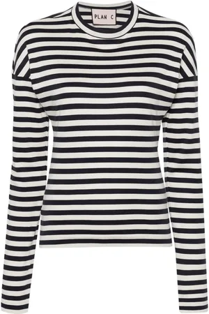 Plan C Gestreepte tanktop