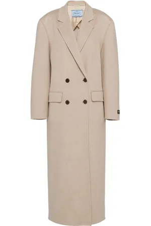 Prada Mantel met dubbele rij knopen