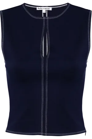 Reformation Carsyn uitgesneden top
