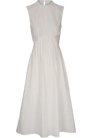 Khaite Jurk met gesmockt detail