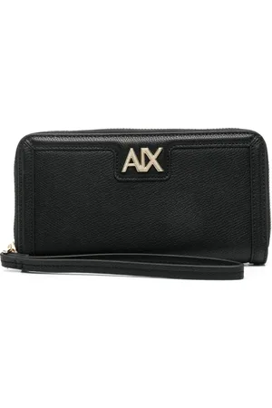 Armani Exchange Portemonnee met logoplakkaat