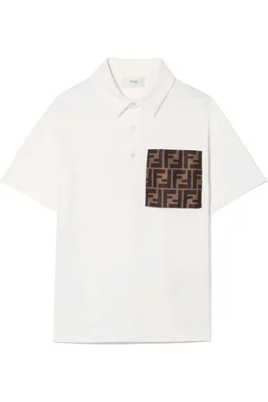 Fendi Poloshirt met verlaagde schouders