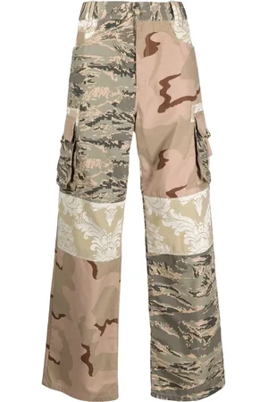 Marine Serre Broek met patchwork