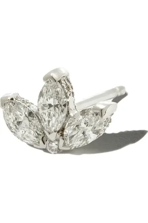 Maria Tash 18kt witgouden oorbel