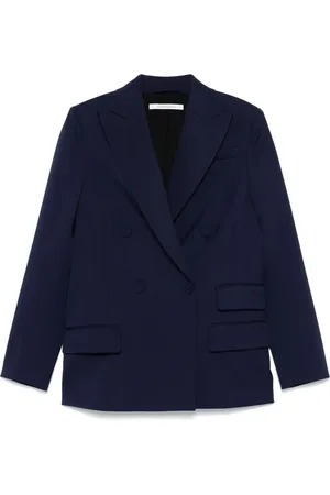 Another Tomorrow Blazer met dubbele rij knopen