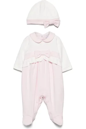 MONNALISA Romper en muts met strikdetail