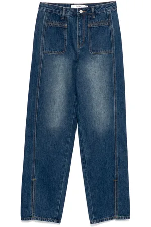 B+AB Jeans met vlakken